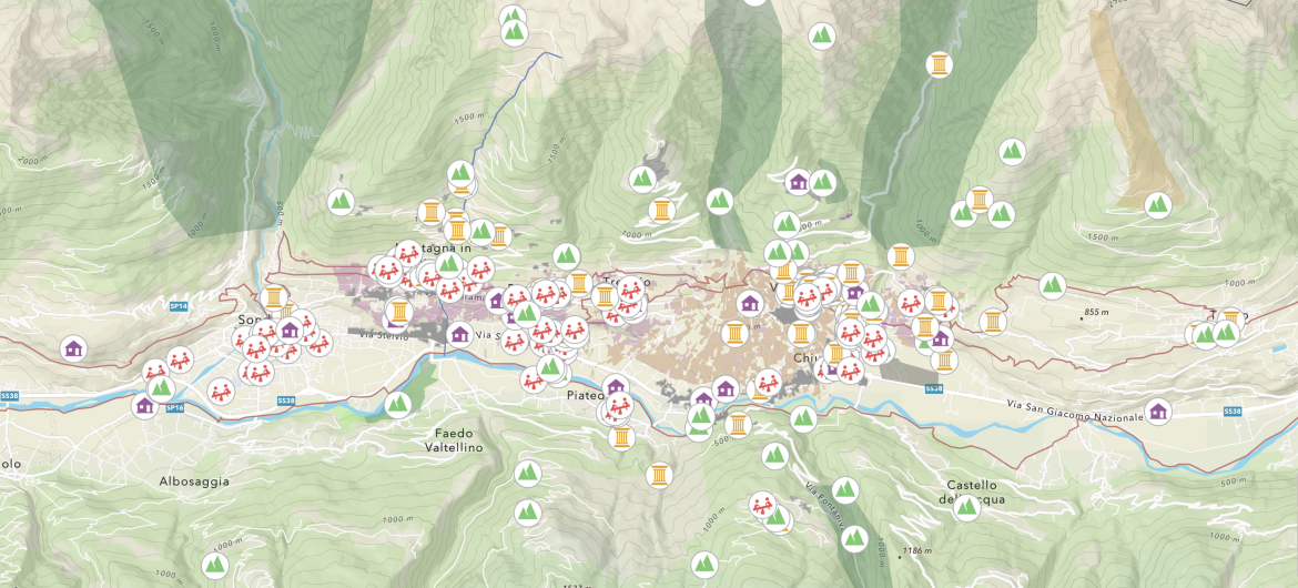 Mappa di comunità del Mandamento di Sondrio